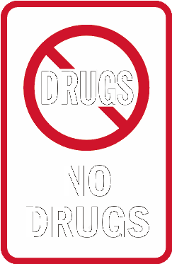 no drugs allowed at our parties